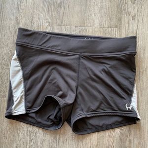 Hylete mid rise spandex shorts